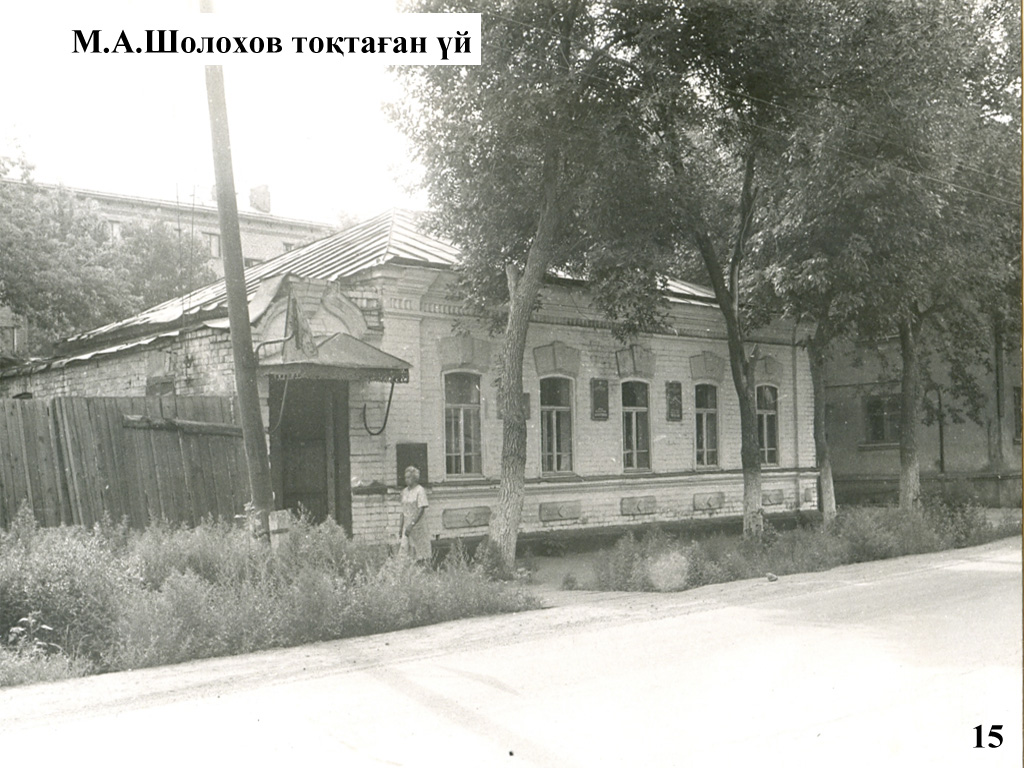 М.А.Шолохов уйи